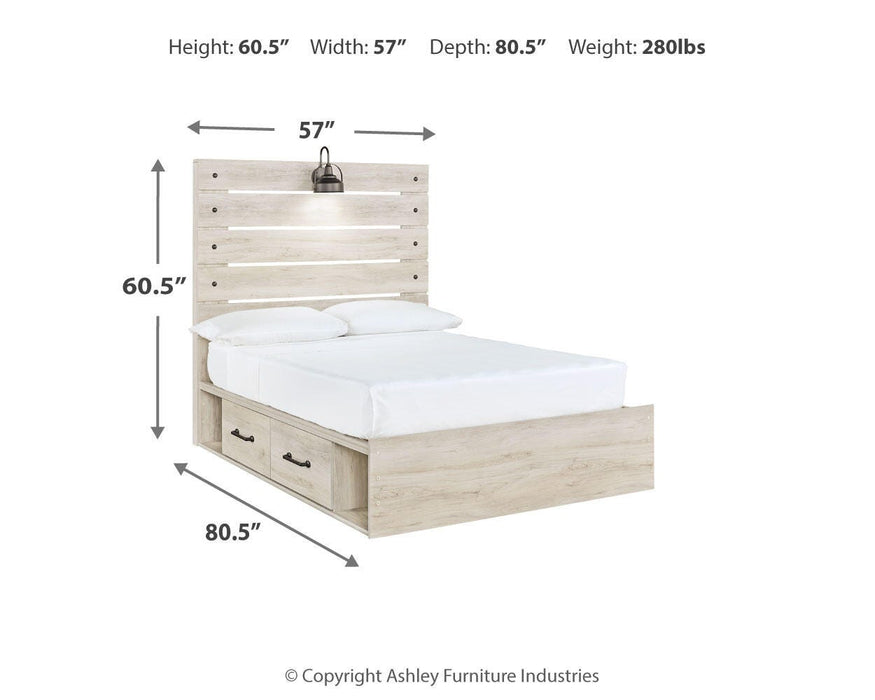 Cambeck Bed with 4 Storage Drawers - Valley Furniture (Rohnert Park, CA)