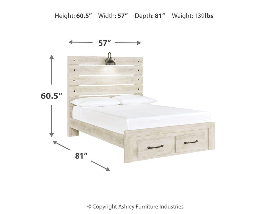 Cambeck Bed with 2 Storage Drawers - Valley Furniture (Rohnert Park, CA)