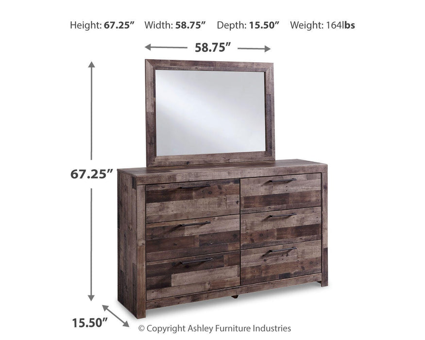 Derekson Dresser and Mirror - Valley Furniture (Rohnert Park, CA)