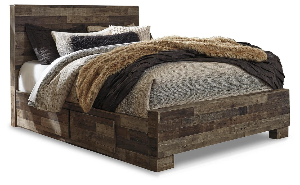 Derekson Bed with 2 Side Storage - Valley Furniture (Rohnert Park, CA)