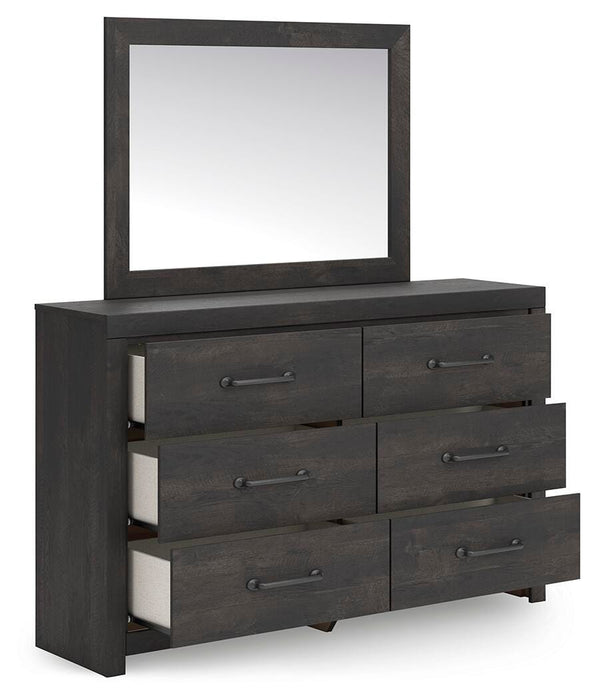 Hollivern Dresser and Mirror - Valley Furniture (Rohnert Park, CA)