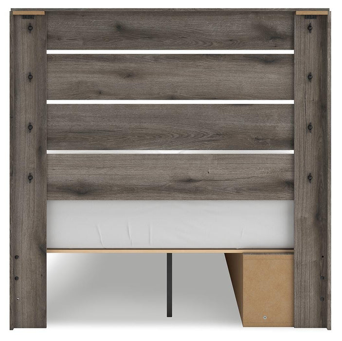 Graystorm Bed with Storage - Valley Furniture (Rohnert Park, CA)