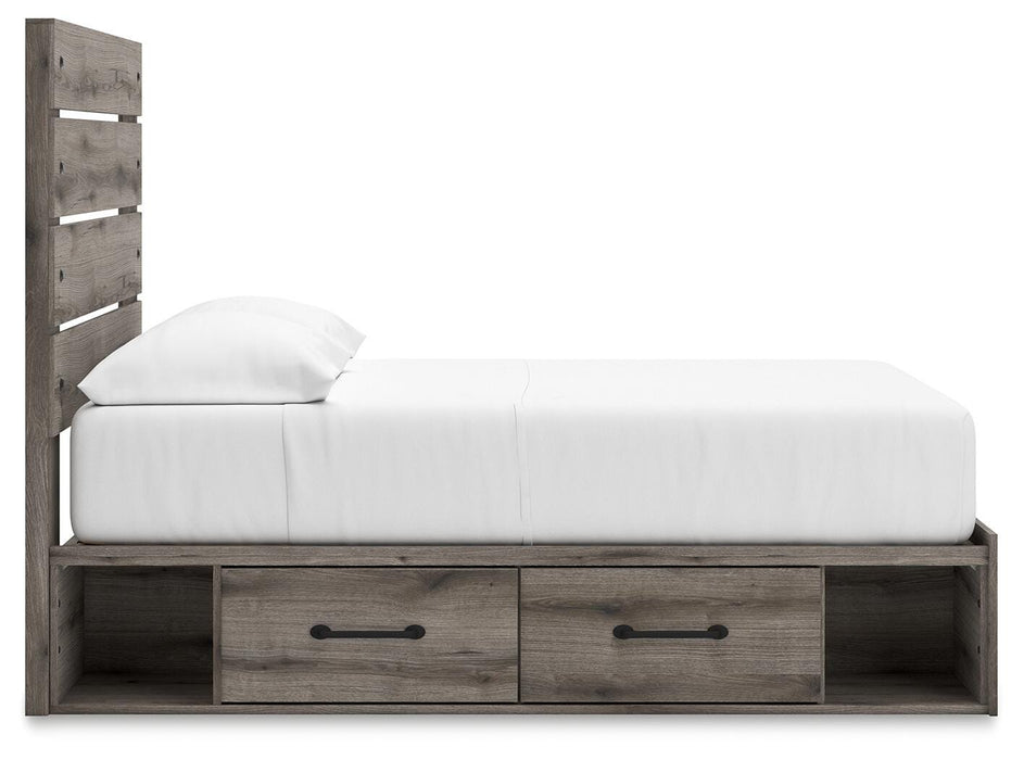 Graystorm Bed with Storage - Valley Furniture (Rohnert Park, CA)