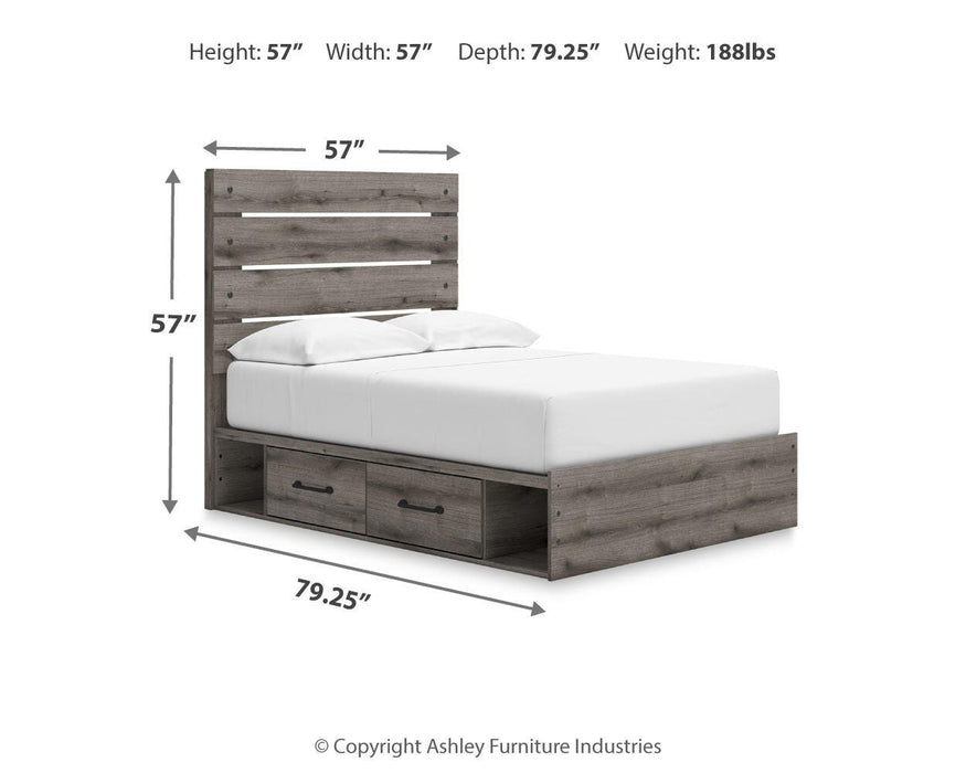 Graystorm Bed with Storage - Valley Furniture (Rohnert Park, CA)