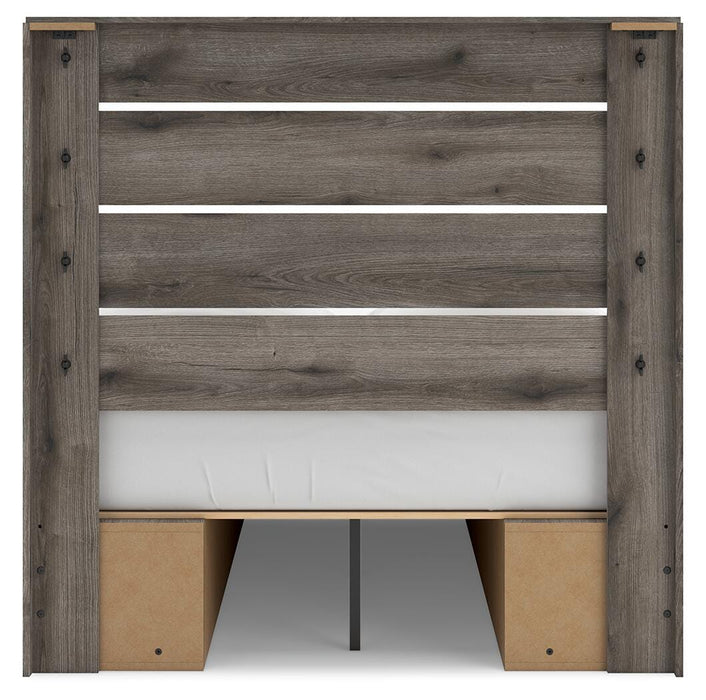 Graystorm Bed with Storage - Valley Furniture (Rohnert Park, CA)
