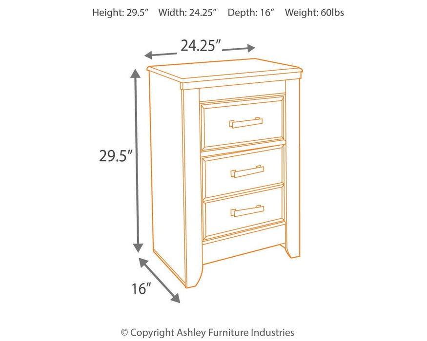 Juararo Nightstand - Valley Furniture (Rohnert Park, CA)