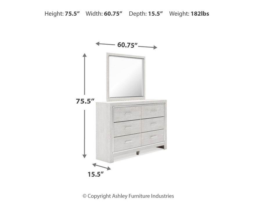 Altyra Dresser and Mirror - Valley Furniture (Rohnert Park, CA)