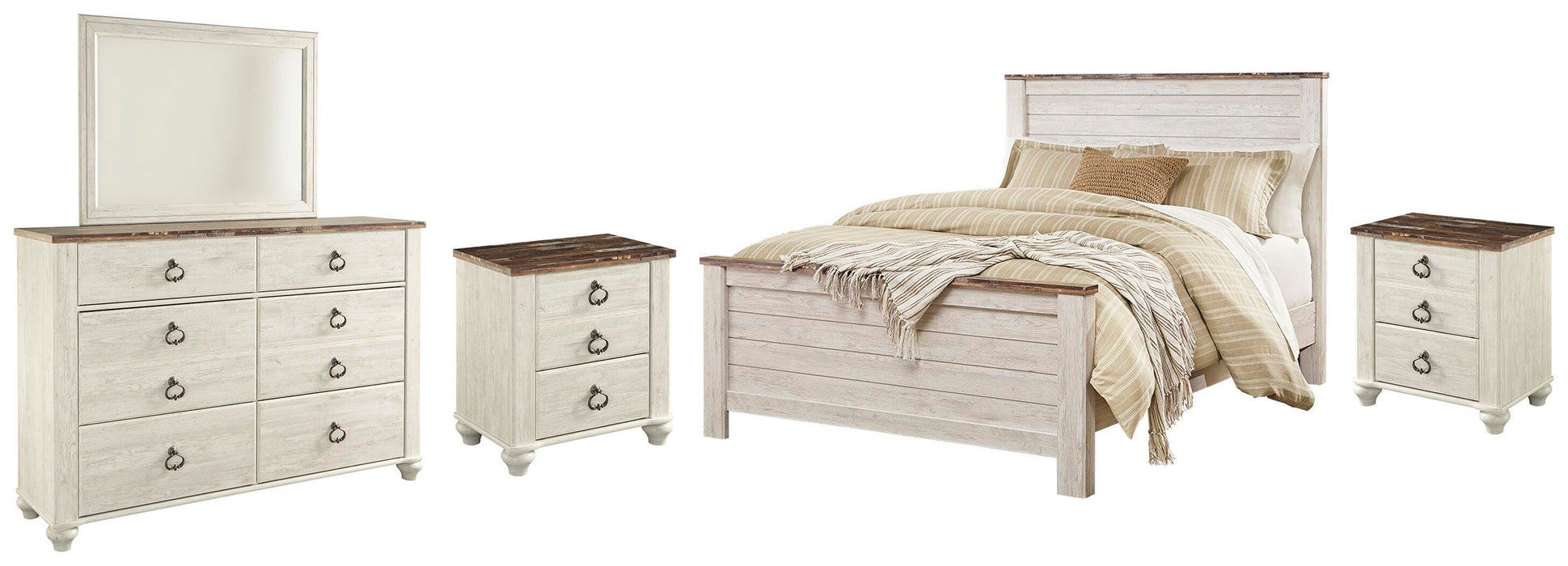 Willowton Bedroom Set - Valley Furniture (Rohnert Park, CA)
