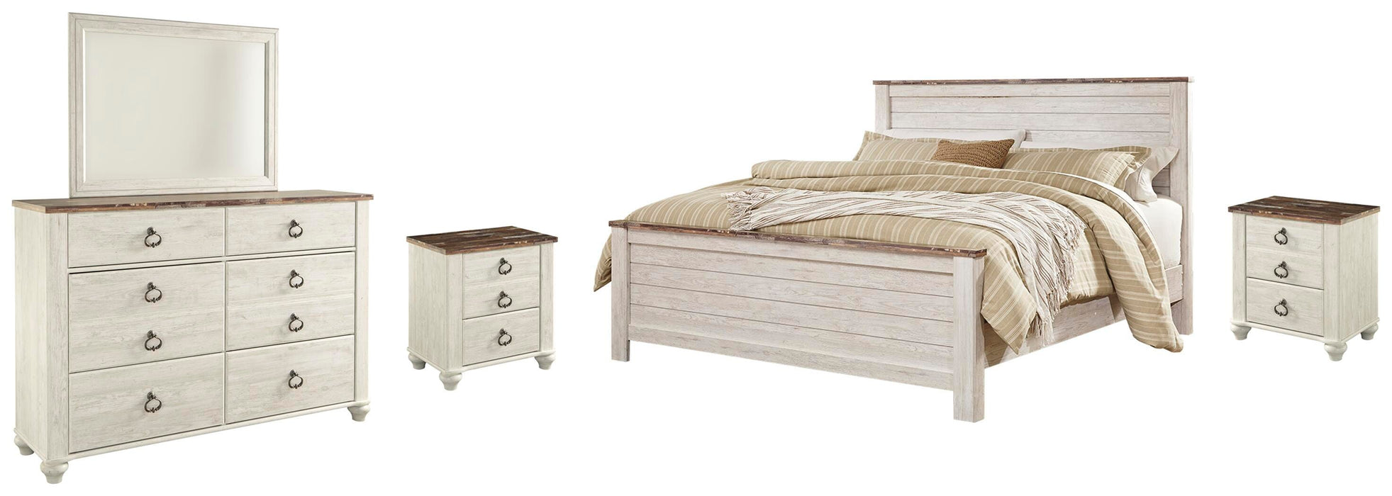 Willowton Bedroom Set - Valley Furniture (Rohnert Park, CA)
