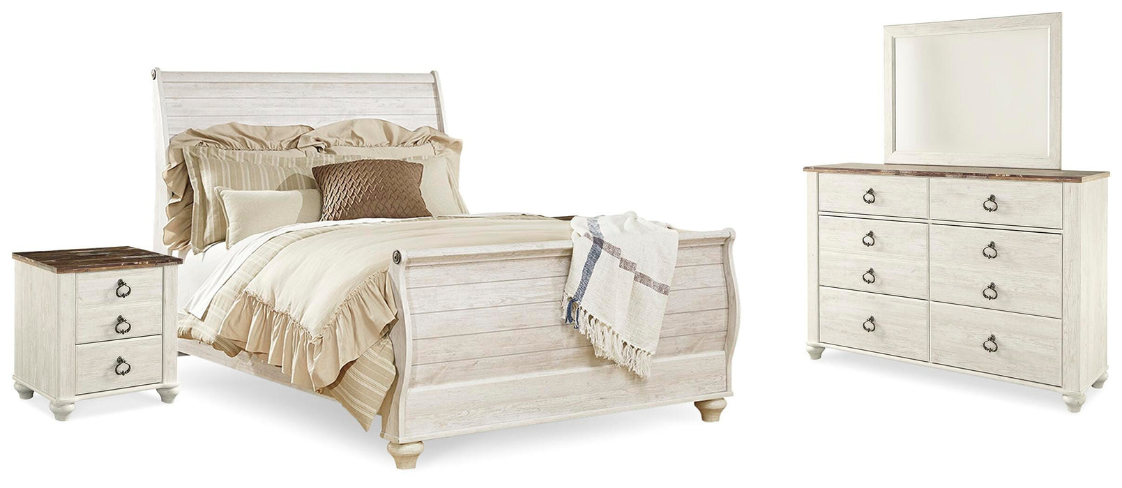 Willowton Bedroom Set - Valley Furniture (Rohnert Park, CA)