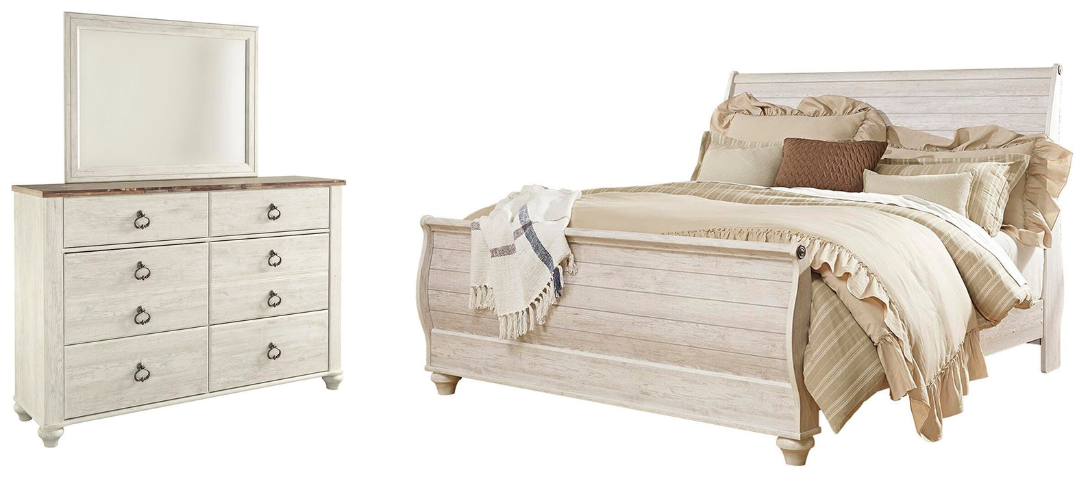 Willowton Bedroom Set - Valley Furniture (Rohnert Park, CA)