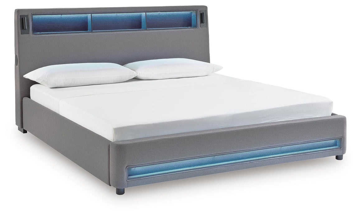 Verishaw Upholstered Bed - Valley Furniture (Rohnert Park, CA)