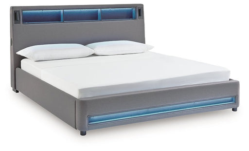 Verishaw Upholstered Bed - Valley Furniture (Rohnert Park, CA)