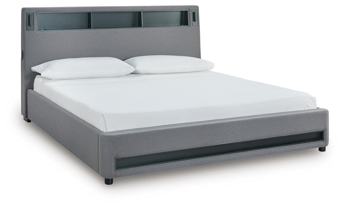 Verishaw Upholstered Bed - Valley Furniture (Rohnert Park, CA)