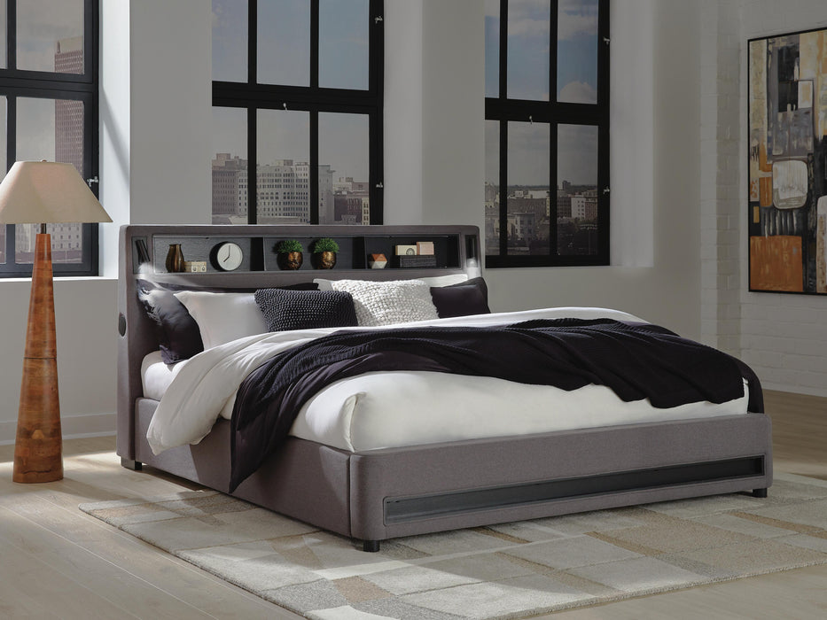Verishaw Upholstered Bed - Valley Furniture (Rohnert Park, CA)