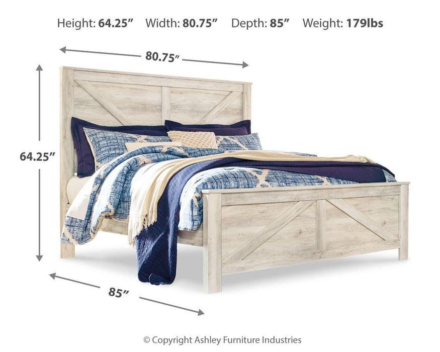 Bellaby Crossbuck Bed - Valley Furniture (Rohnert Park, CA)