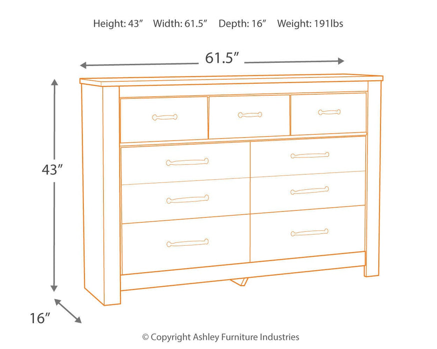 Bellaby Dresser - Valley Furniture (Rohnert Park, CA)