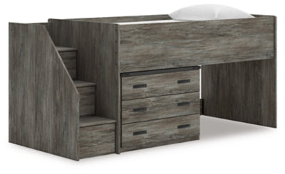 Frandern Loft Bed with Drawer Storage - Valley Furniture (Rohnert Park, CA)