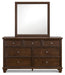 Danabrin Dresser and Mirror - Valley Furniture (Rohnert Park, CA)
