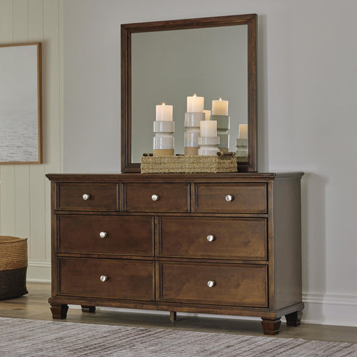 Danabrin Dresser and Mirror - Valley Furniture (Rohnert Park, CA)