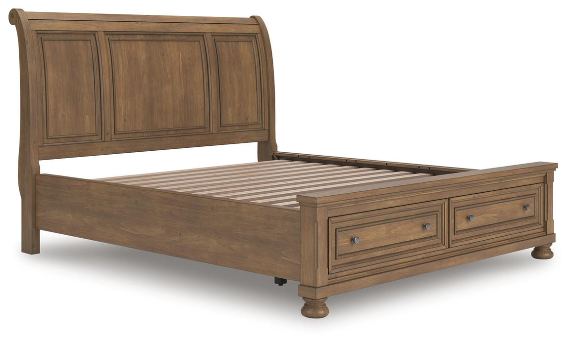 Feddinger Panel Storage Bed - Valley Furniture (Rohnert Park, CA)