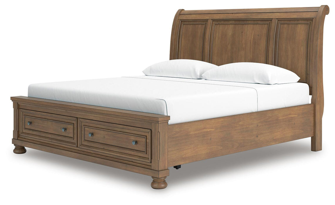 Feddinger Panel Storage Bed - Valley Furniture (Rohnert Park, CA)