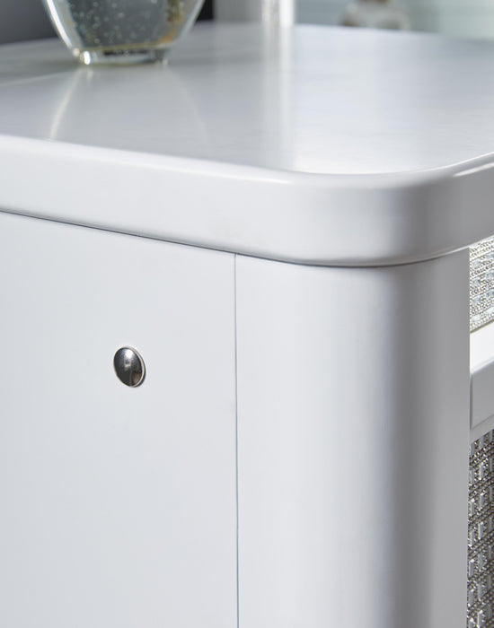 Chalanna Vanity with Mirror - Valley Furniture (Rohnert Park, CA)