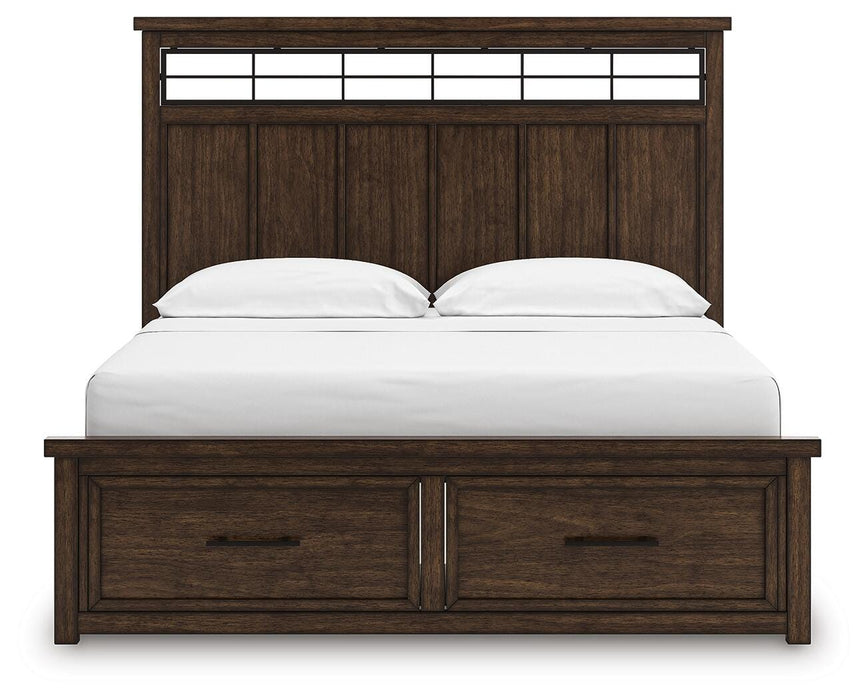 Taffenbrook Panel Storage Bed - Valley Furniture (Rohnert Park, CA)
