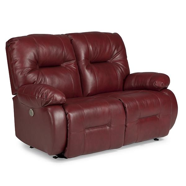 BRINLEY LOVESEAT POWER ROCKING CONSOLE LOVESEAT- L700RQ7