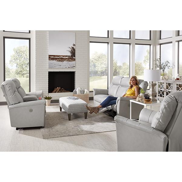 CAITLIN LOVESEAT POWER ROCKING CONSOLE LOVESEAT- L420RQ7