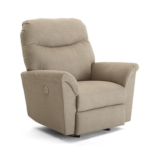 CAITLIN LEATHER POWER HEAD TILT SPACE SAVER RECLINER- 4NZ24LU image