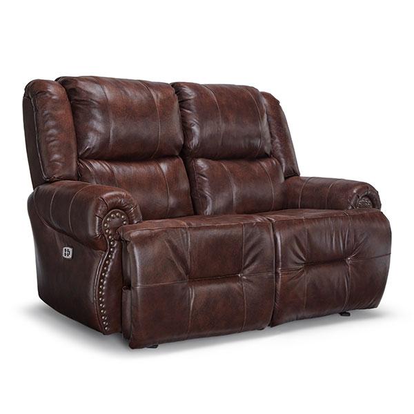 GENET LOVESEAT LEATHER POWER SPACE SAVER LOVESEAT- L960CP4