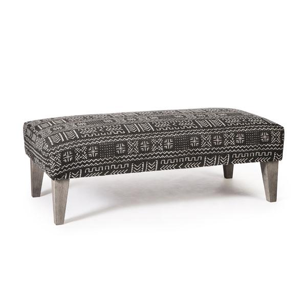 LINETTE BENCH OTTOMAN W/2 PILLOWS- 9950E2P