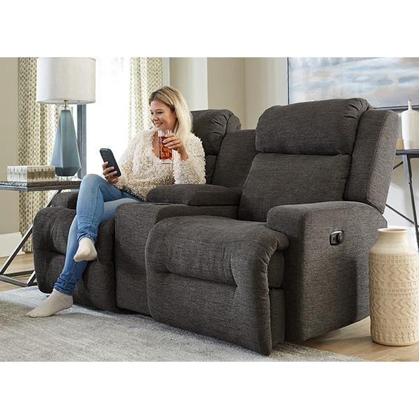 O'NEIL LOVESEAT ROCKING CONSOLE LOVESEAT- L920RC7