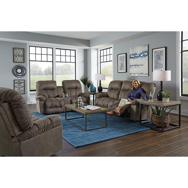 RETREAT COLLECTION LEATHER RECLINING SOFA- S800CA4