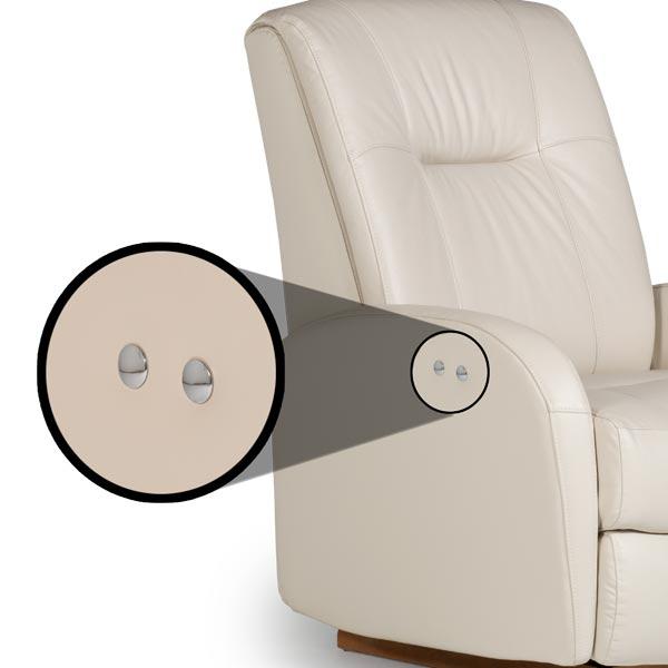 RUDDICK SWIVEL GLIDER RECLINER- 2A45