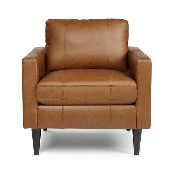 TRAFTON LEATHER CLUB CHAIR- C10ELU