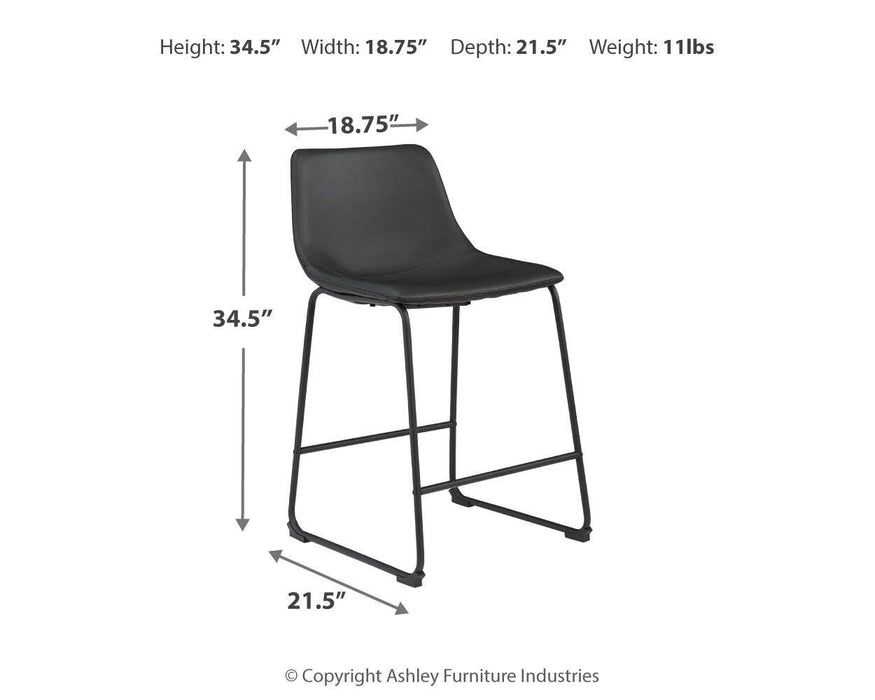 Centiar Counter Height Bar Stool - Valley Furniture (Rohnert Park, CA)