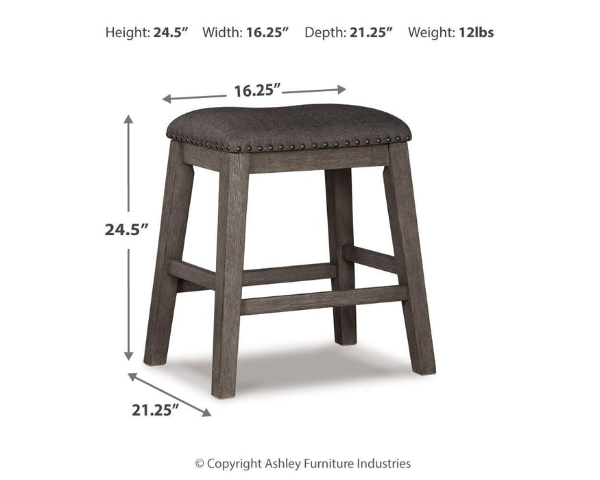 Caitbrook Counter Height Upholstered Bar Stool - Valley Furniture (Rohnert Park, CA)
