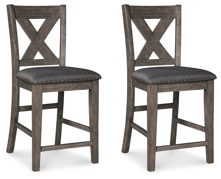 Caitbrook Counter Height Upholstered Bar Stool - Valley Furniture (Rohnert Park, CA)