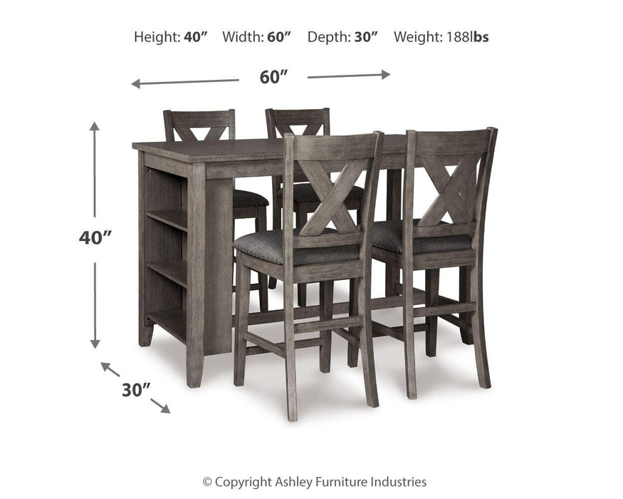 Caitbrook Counter Height Dining Package - Valley Furniture (Rohnert Park, CA)