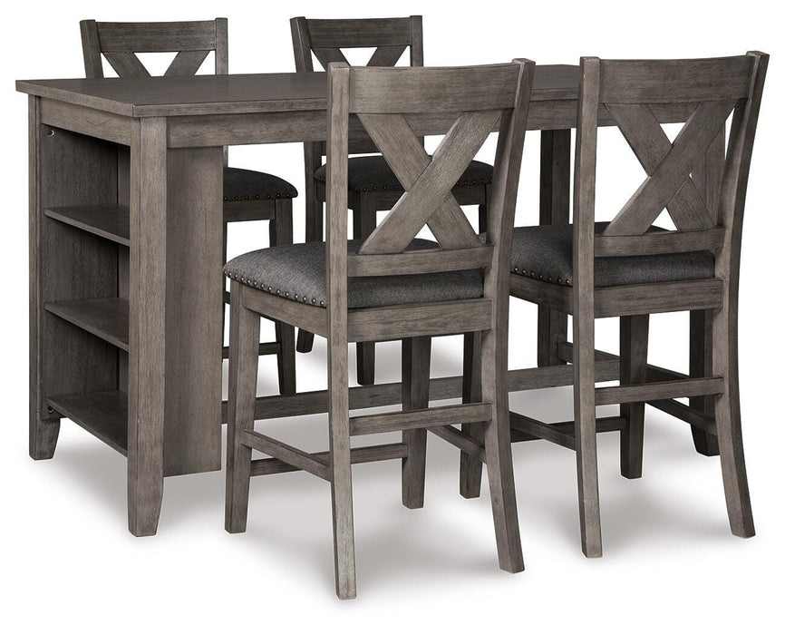 Caitbrook Counter Height Dining Package - Valley Furniture (Rohnert Park, CA)