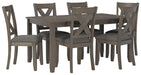 Caitbrook Dining Table and Chairs (Set of 7) - Valley Furniture (Rohnert Park, CA)