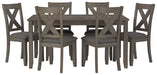 Caitbrook Dining Table and Chairs (Set of 7) - Valley Furniture (Rohnert Park, CA)