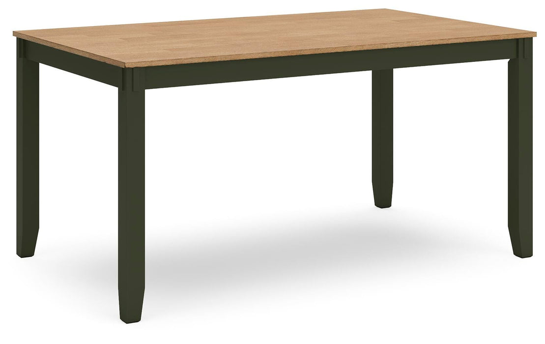 Gesthaven Dining Table with 4 Chairs and Bench (Set of 6) - Valley Furniture (Rohnert Park, CA)