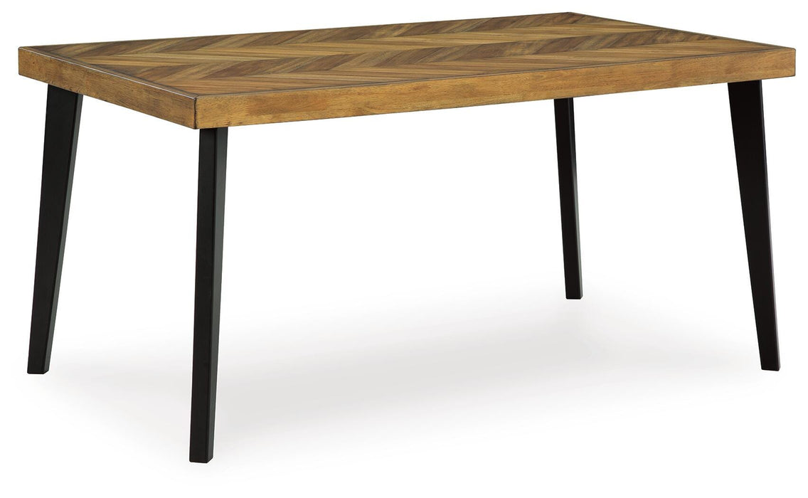Blondon Dining Table and 6 Chairs (Set of 7) - Valley Furniture (Rohnert Park, CA)