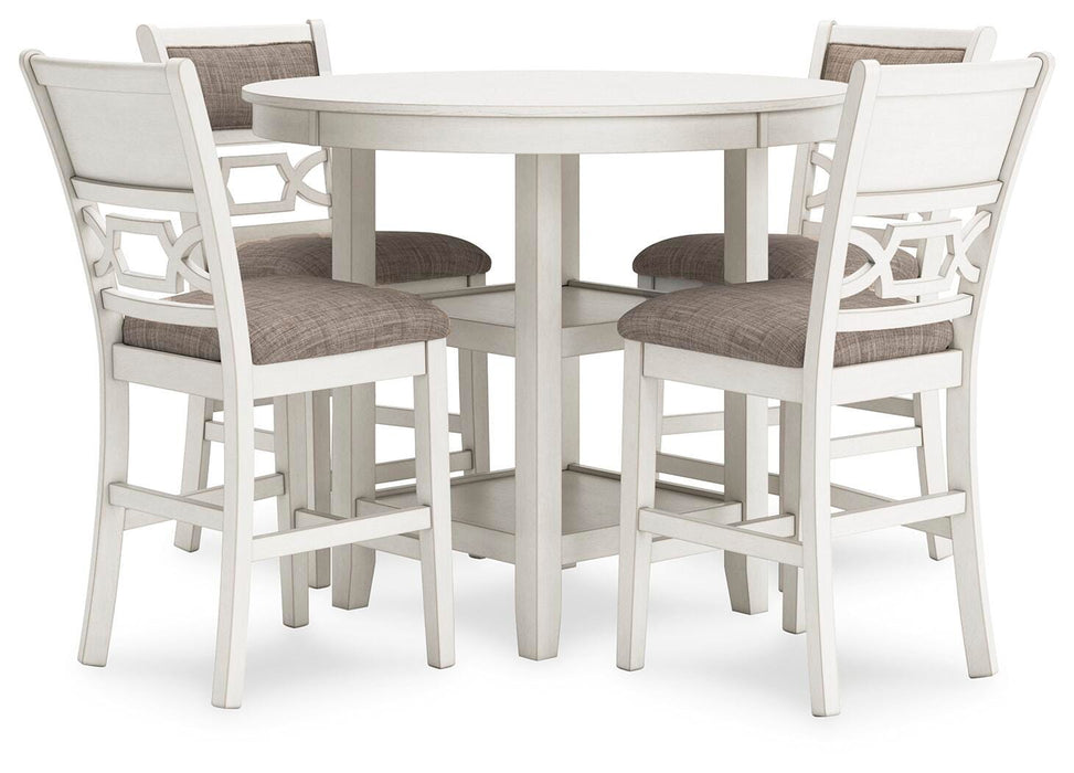 Erinberg Counter Height Dining Table and 4 Barstools (Set of 5) - Valley Furniture (Rohnert Park, CA)