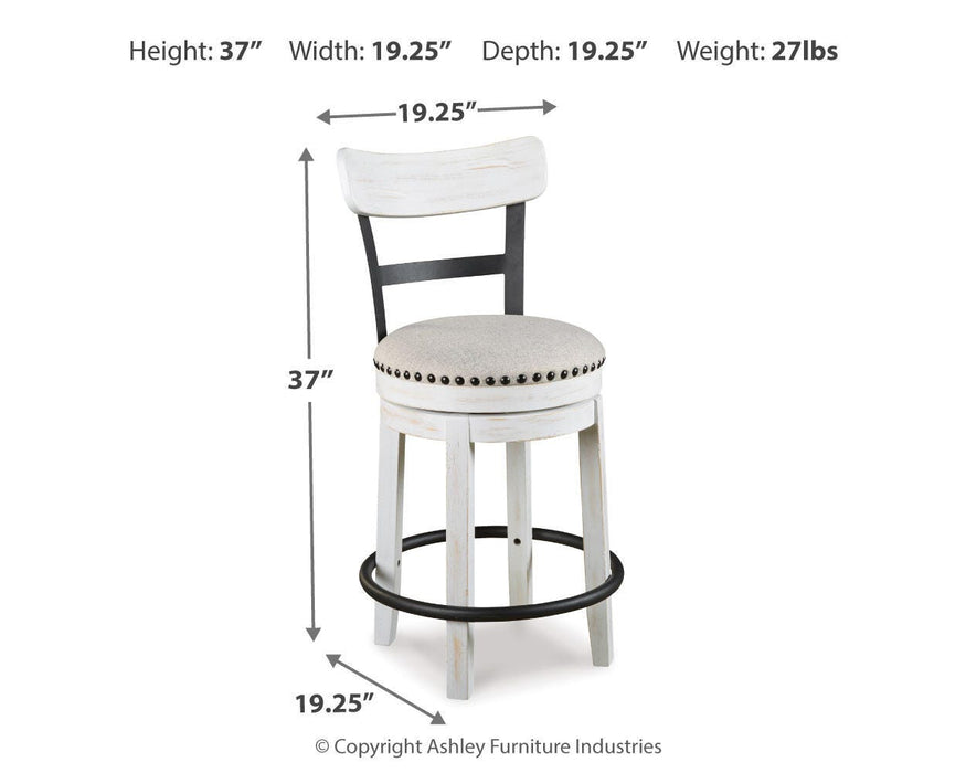 Valebeck Counter Height Bar Stool - Valley Furniture (Rohnert Park, CA)
