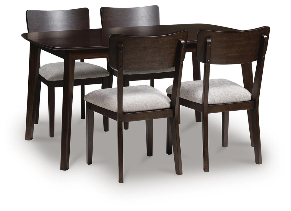 Mallenette Dining Table and 4 Chairs (Set of 5) - Valley Furniture (Rohnert Park, CA)
