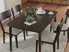 Mallenette Dining Table and 4 Chairs (Set of 5) - Valley Furniture (Rohnert Park, CA)